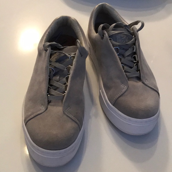 Eytys Shoes - Eytys sneakers gray suede platform